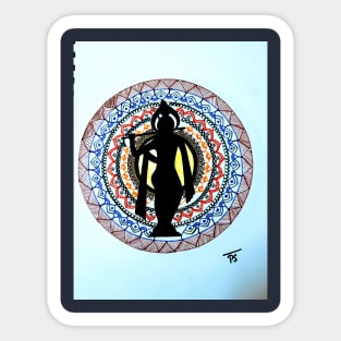 Krishna Mandala Sticker